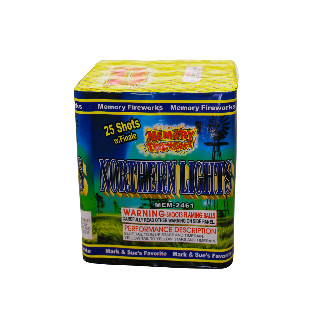 Memory Fireworks Northern Lights